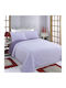 Silk Fashion Diamond Σετ Κουβερλί Υπέρδιπλο Lila/purple 220x240cm 3τμχ
