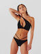 Women's Swimwear Karl Lagerfeld Dna Sign Bottoms 241w2202 999 Black
