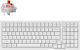 Keychron K4 Pro K4P-O1 Gaming Mechanical Keyboard with Keychron K Pro Red Switches and Illuminated Keys English US White