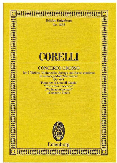 Corelli Christmas Concerto Grosso Op.6/8 Pocket Score