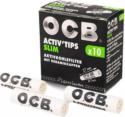 Ocb OCB Slim 10 Aktivkohlefilter 7mm