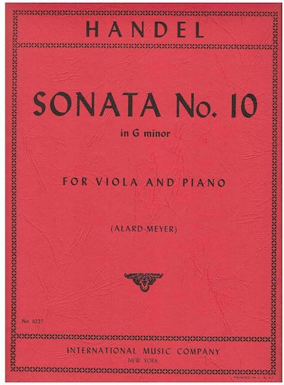 Handel Sonata Nr.10 In G Minor Viola & Piano Handel Sonata Nr.10 In G Minor Viola & Piano
