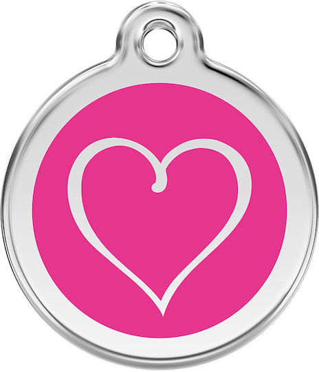 Reddingo Hundemarke Herz Rosa