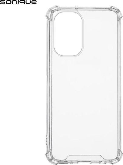 Sonique Anti Shock Umschlag Rückseite Silikon Transparent (Poco F5 / Redmi Note 12 Turbo)