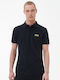 Barbour B.intl Herren Kurzarmshirt Polo Schwarz