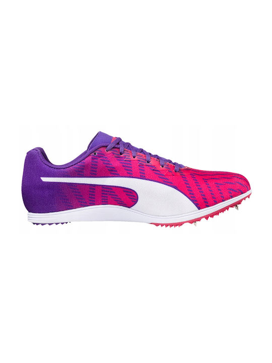 Puma Evospeed Distance 7 Sport Shoes Spikes Pink