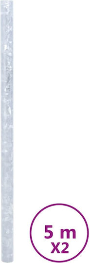 vidaXL Autocolant Afișare Decorativ Sablare cu nisip 45cm x 5m Transparent 3208977 2buc