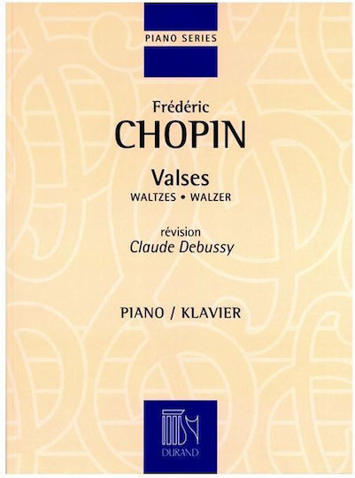 Chopin Frederic Valses Piano Revision Claude Debussy