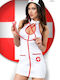Chilirose Sexy Costum Asistentă medicală