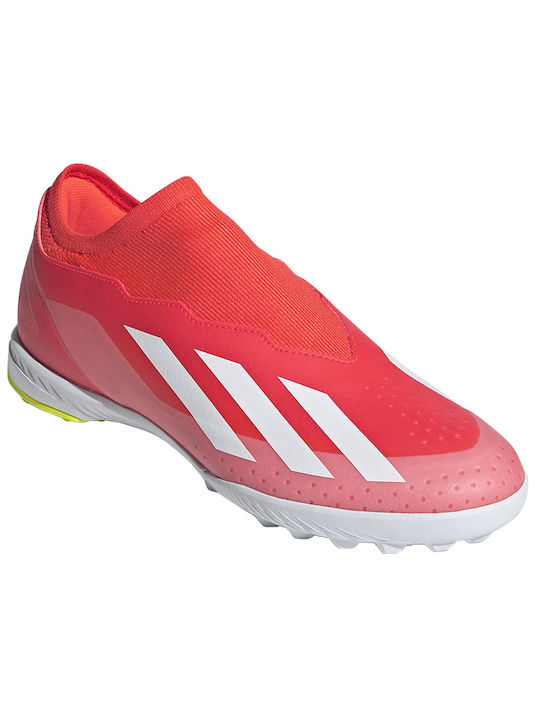 Adidas X Crazyfast League TF Low Football Shoes with Molded Cleats Red