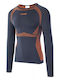 Hi-Tec Herren Thermo Langarmshirt Kompression Blau