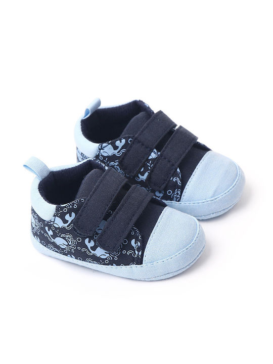 Childrenland Pantofi pentru bebeluși Albastre deschis