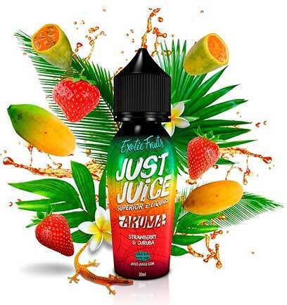 Just Juice Shot de aromă Exotic Fruits 20ml/60ml 1buc Strawberry & Curuba