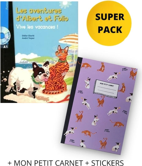 Albert Et Folio Vive Les Vacances Super Pack Mon Petit Carnet Stickers