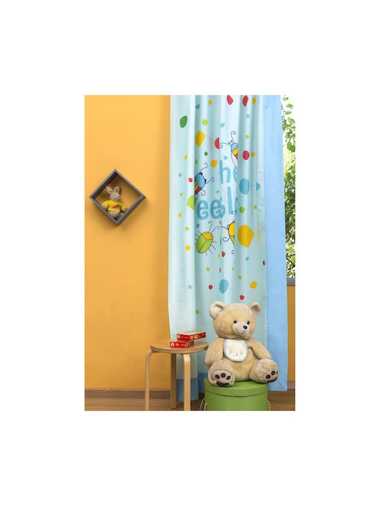 Zouzounia Kids Rod Pocket Curtain Multicolour ZOU-BD-077 150x250cm