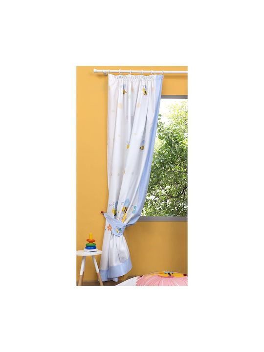 Zouzounia Kinder Vorhang mit Borte Mehrfarbig ZOU-BD-076 150x250cm