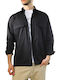 Sakkai Μακρυμάνικo Τζιν Overshirt Μαύρο