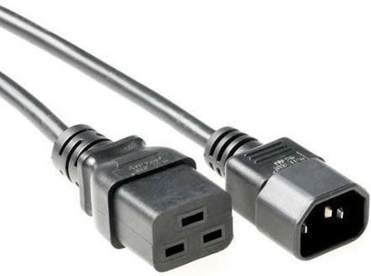 Microconnect IEC C19 / IEC C14 - IEC C19 / IEC C14 Cable 0.5m Μαύρο PE0191405