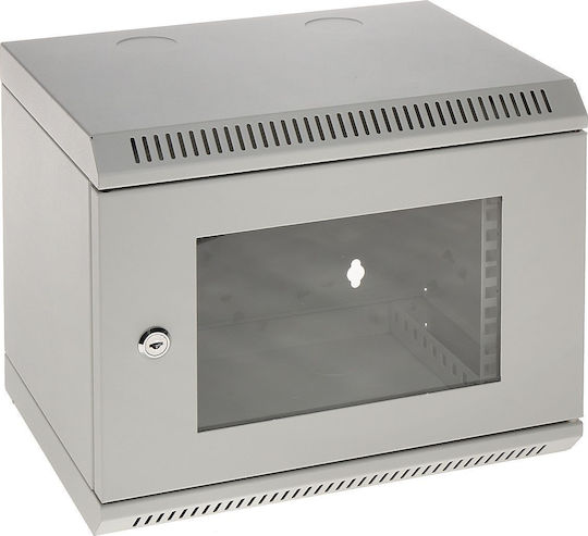 Delta Wall Mounted Rack Cabinet 6U Gray R10-6U/280