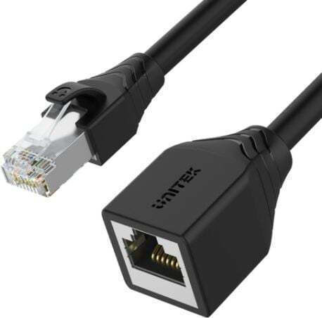 Unitek U/FTP (STP) Cat.6 (Gigabit) Καλώδιο Δικτύου Ethernet 0.5m Μαύρο