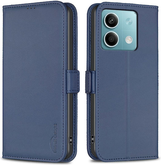 Binfen Wallet Case Δερματίνης Μπλε (Redmi Note 13 5G)