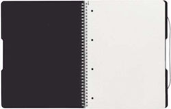 Herlitz Notebook A4 Square Black