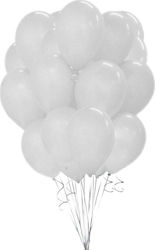 Метални балони Godan White B&c 30 см 50 бр