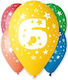 Godan "6" Balloon 5 Pcs
