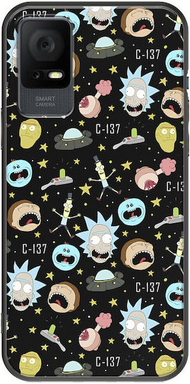 Rick Morty Задна корица Силикон Многоцветен (TCL 408)