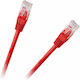 Rbline U/UTP Kat.6 Ethernet-Netzwerkkabel 0,5m Rote RJ45/6/0,5-ROT