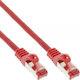Intos Electronic S/FTP Kat.6 Gigabit Netzwerkkabel Ethernet 1m Rotes