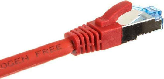InLine S/FTP Cat.6 (Gigabit) Καλώδιο Δικτύου Ethernet 0.5m Κόκκινο
