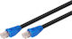 Goobay U/UTP Cat.6 (Gigabit) Network Cable Ethernet Outdoor 30m Black