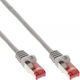 Intos Electronic S/FTP Cat.6 Gigabit Ethernet Network Cable 0.25m Gray