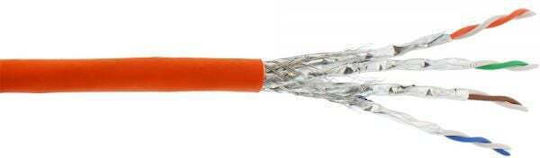 InLine S/FTP Cat.7a Ethernet Network Cable 100m Orange