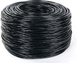 Seven SEVLAN41823 U/UTP Cat.5 Καλώδιο Ethernet 305m Μαύρο