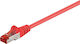 Goobay S/FTP Kat.6 Ethernet Netzwerkkabel 2m Rotes