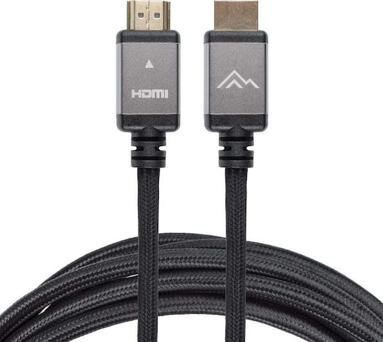 Montis HDMI 2.0 Premium High Speed 4K 60Hz HDR Cable HDMI Male - HDMI Male 1.5m Silver