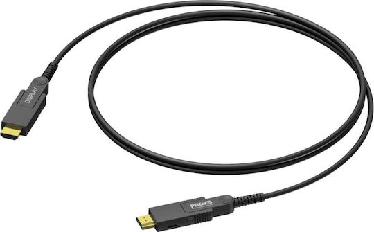 Procab Procab HDMI 2.0 Premium Hochgeschwindigkeits 4K 60Hz HDR Kabel HDMI-Stecker - HDMI-Stecker 10m Schwarz