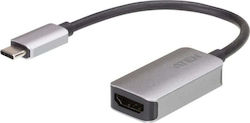 Aten UC3008A1-AT USB-C / HDMI male σε HDMI / USB-C female