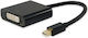 Equip 133433 Mini DisplayPort Male to Mini DisplayPort Female Converter Grey