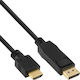InLine Μετατροπέας DisplayPort / HDMI male σε DisplayPort / HDMI female 1τμχ 17183