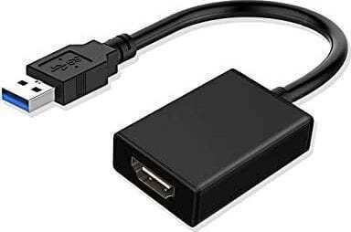 Microconnect Конвертор HDMI / USB-A мъжки към HDMI / USB-A женски Черен 1бр