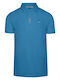 Prince Oliver Men's Blouse Polo Ocean Blue