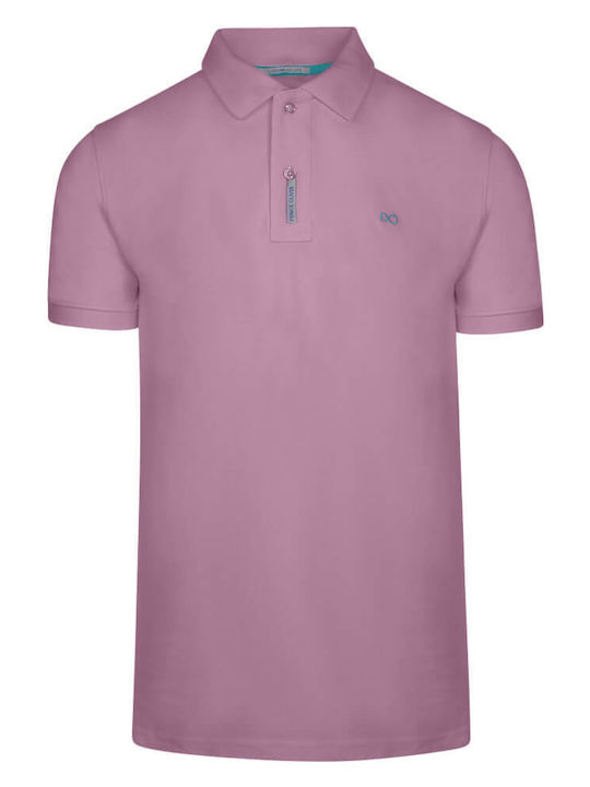 Prince Oliver Ανδρική Μπλούζα Polo Ροζ