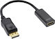 InLine Μετατροπέας DisplayPort / HDMI male σε DisplayPort / HDMI male 1τμχ 17198E