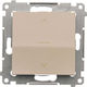 Kontakt-Simon Recessed Wall Switch Lighting One-Way without Frame Ecru