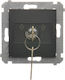 Kontakt-Simon Rotary Switch Key without Frame Black
