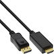 InLine Μετατροπέας DisplayPort / HDMI / DIN male σε DisplayPort / HDMI / DIN female 1τμχ 17183I