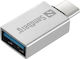 Sandberg Usb 3.0 Dongle Μετατροπέας USB-C male σε USB-C male Λευκό 1τμχ